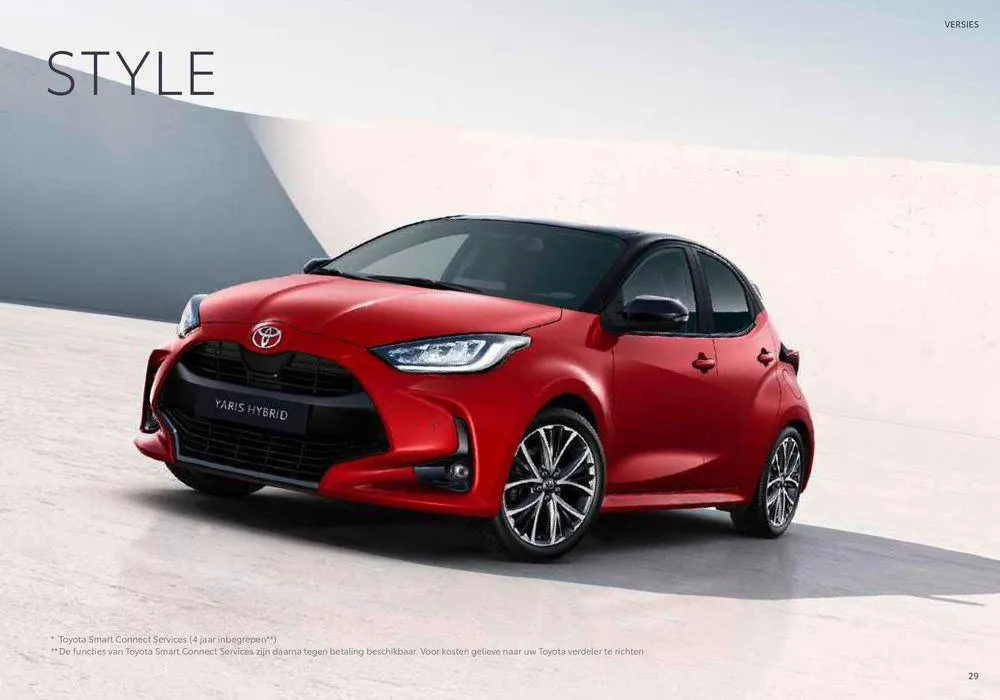 Yaris van 1 juli tot 1 juli 2025 - folder pagina 29