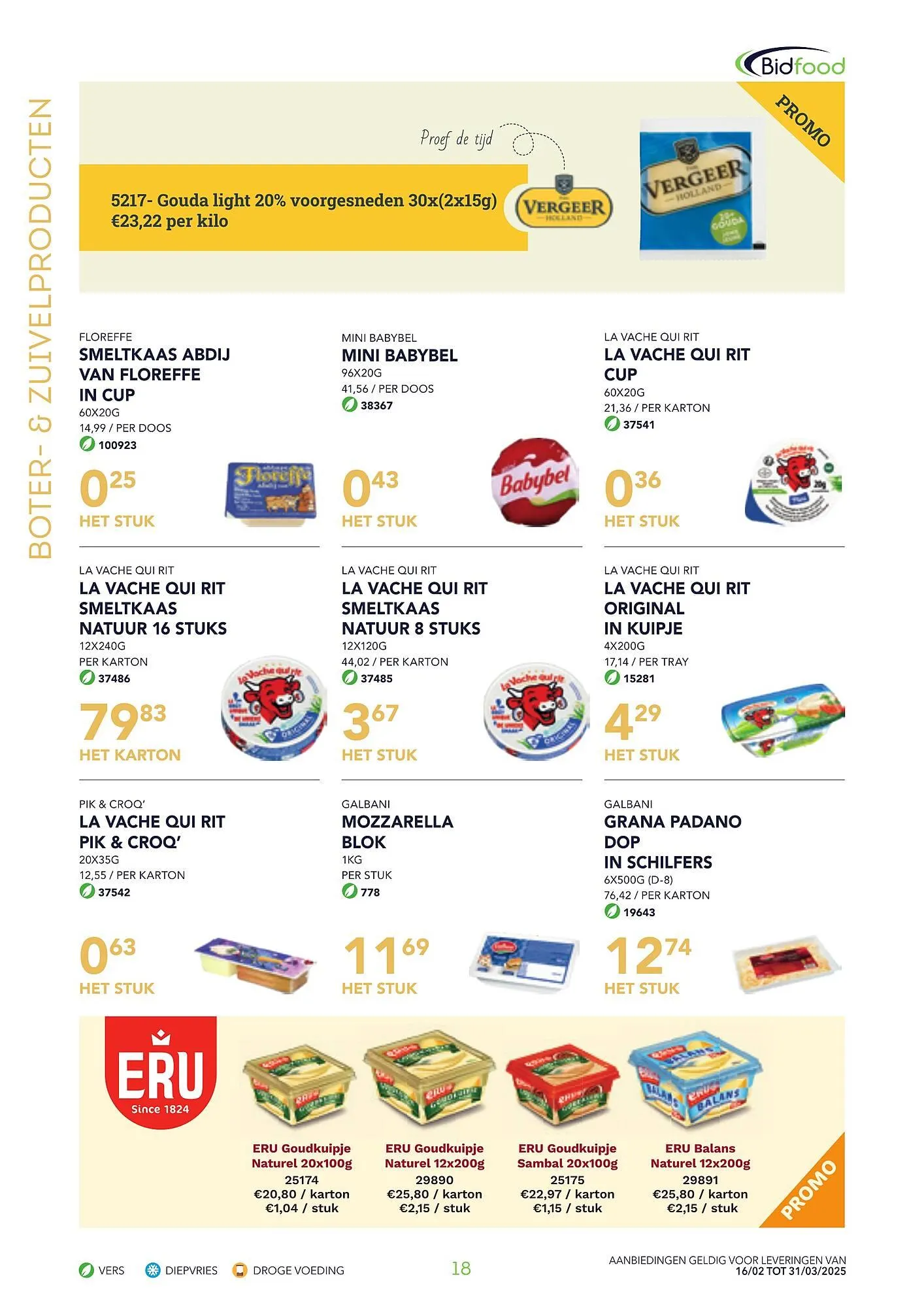 Bidfood folder van 16 februari tot 31 maart 2025 - folder pagina 18
