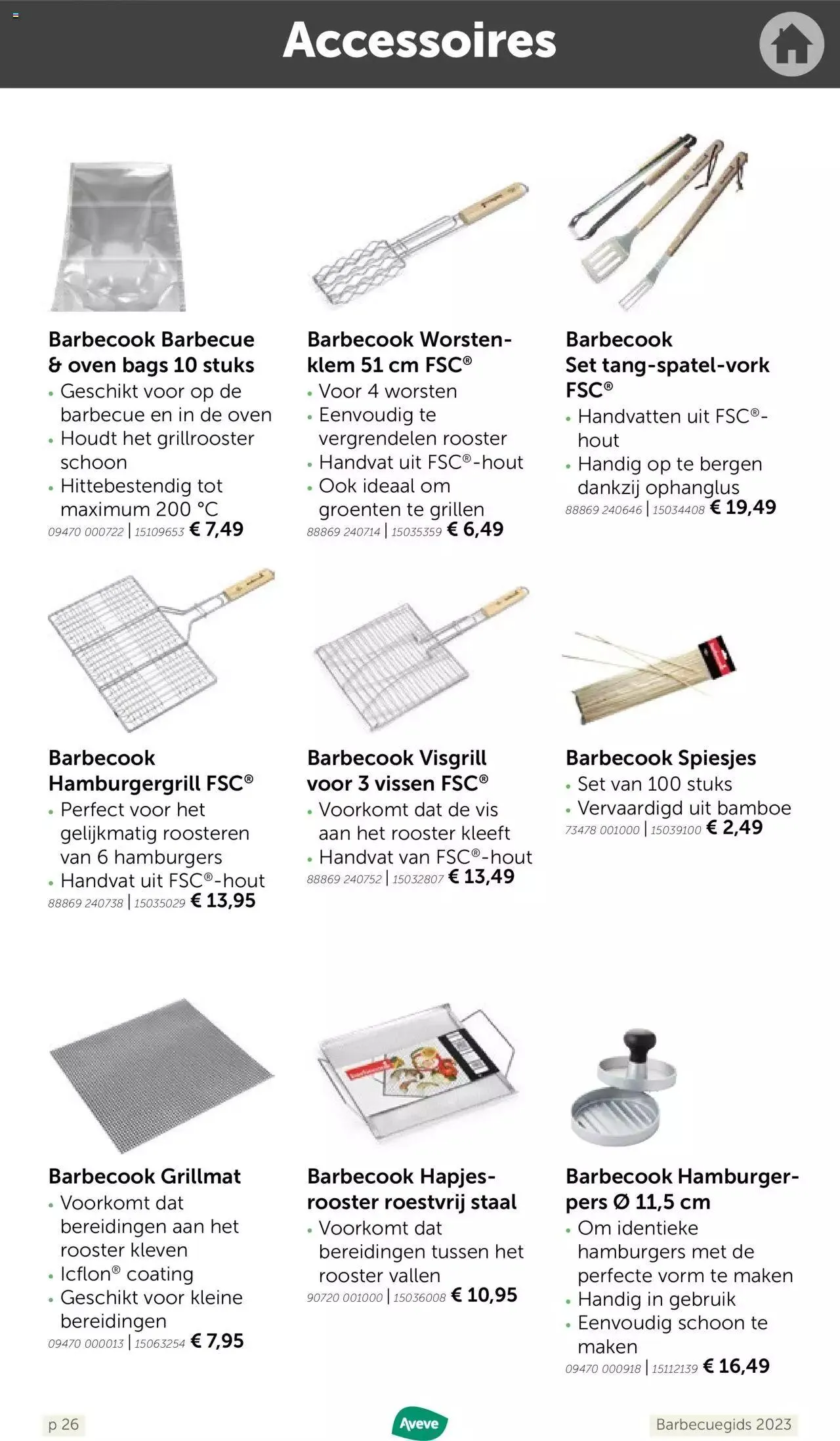 Aveve folder - Barbecuegids van 25 april tot 31 december 2023 - folder pagina 26