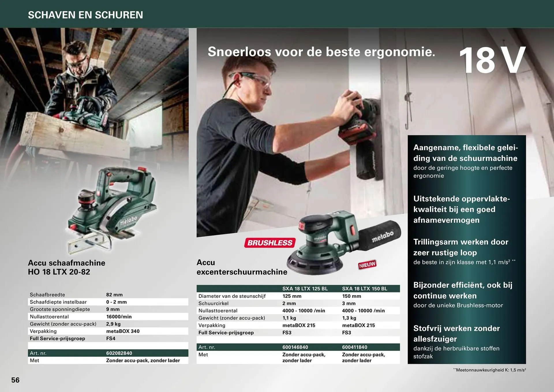 Metabo folder van 7 maart tot 31 december 2024 - folder pagina 56