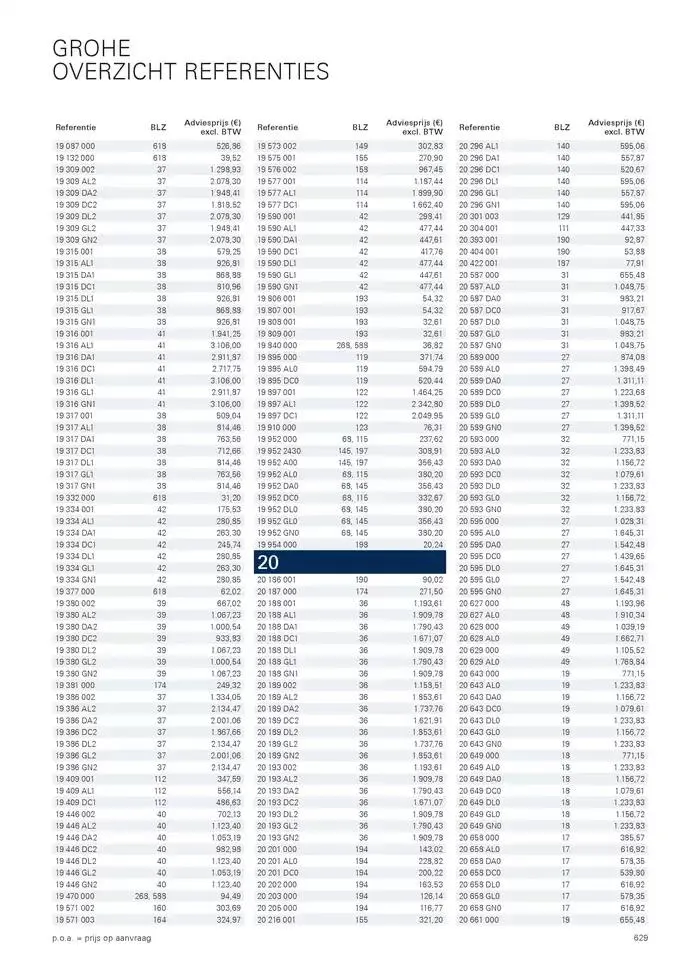 Catalogus 2025 van 17 januari tot 17 januari 2026 - folder pagina 629