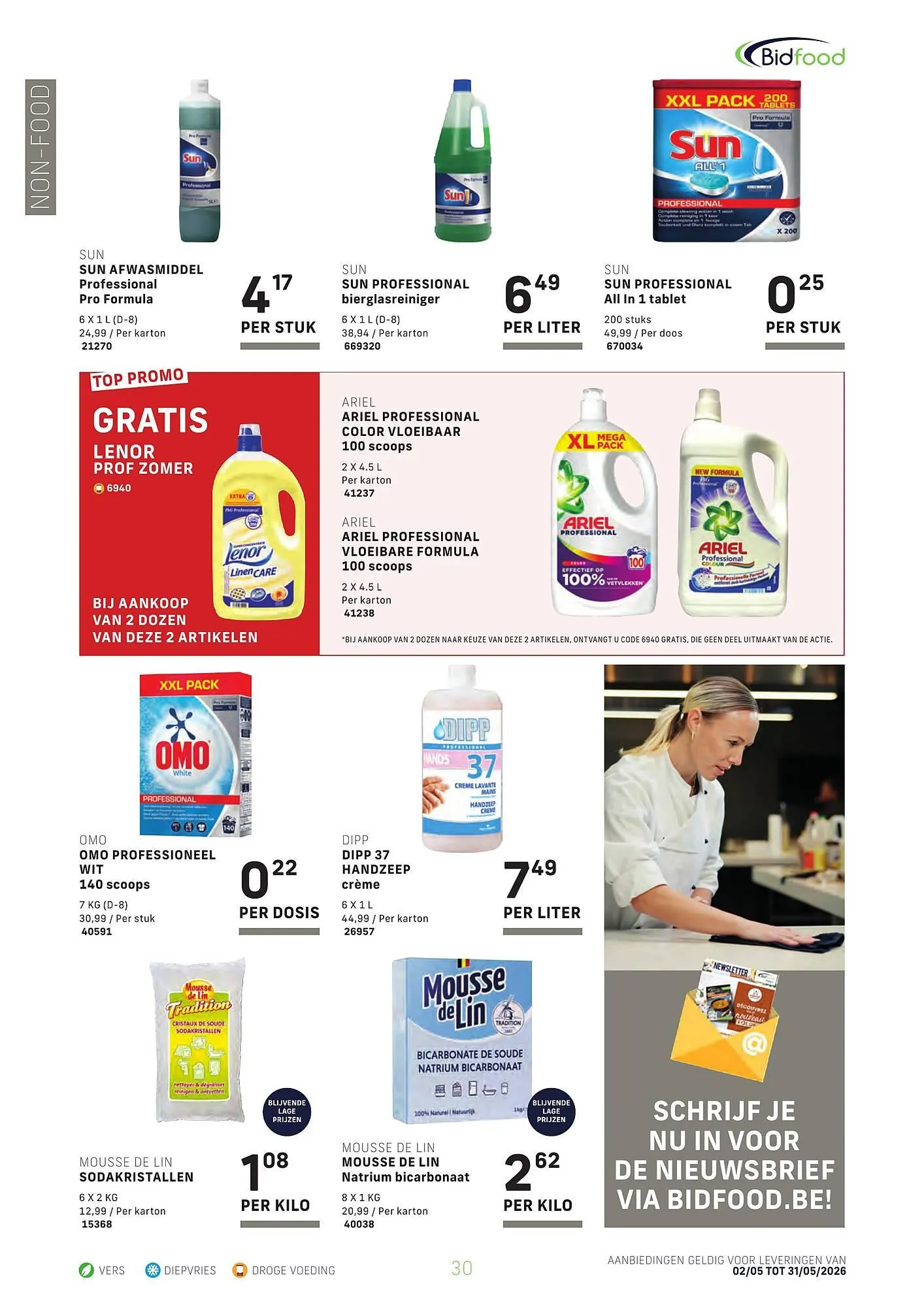 Bidfood folder van 2 mei tot 31 mei 2026 - folder pagina 30