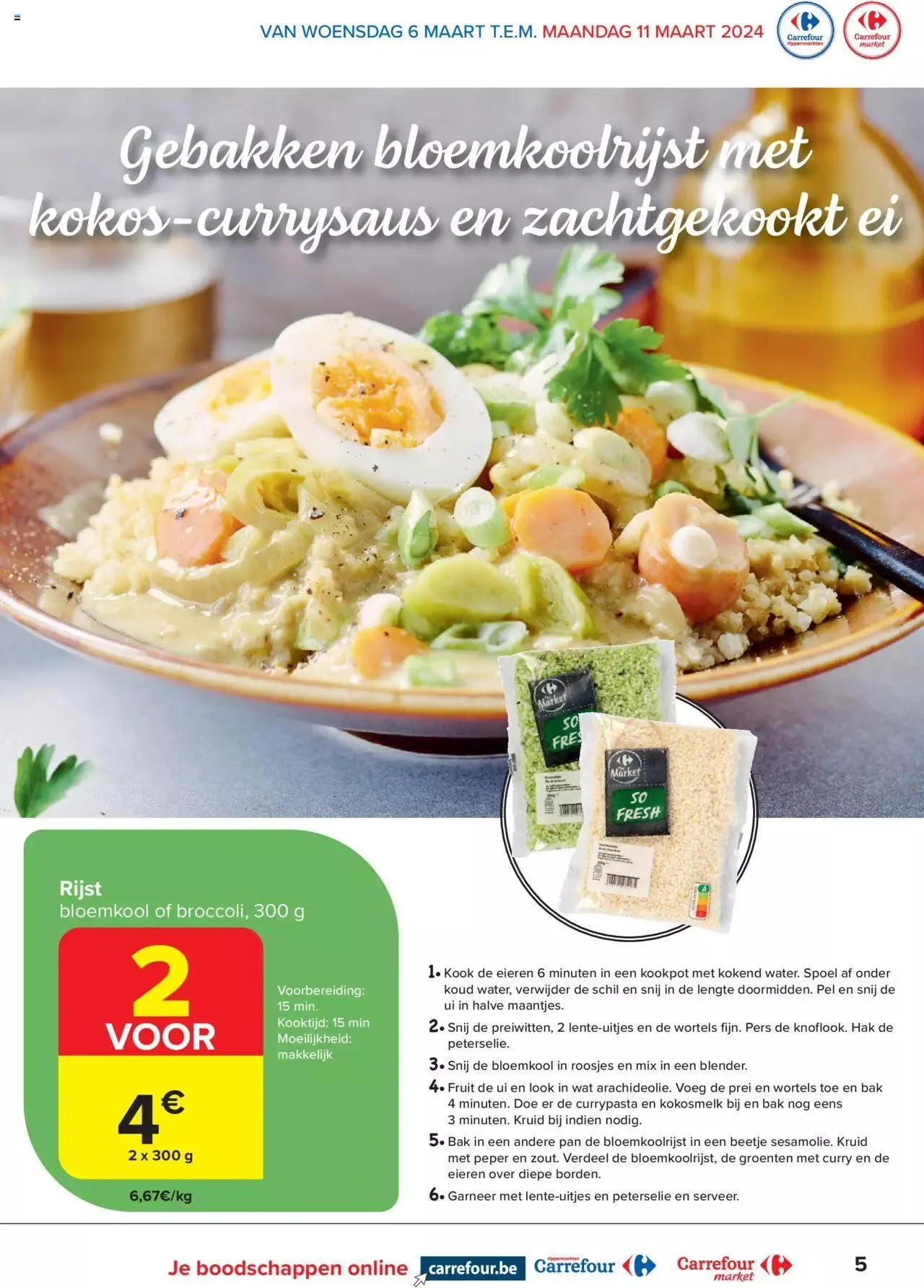 Carrefour Veggie Special van 18 maart tot 11 maart 2024 - folder pagina 5