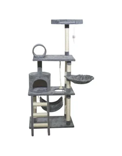 Adori Krabpaal Sjors - Krabpalen - 60x40x140 cm Grijs