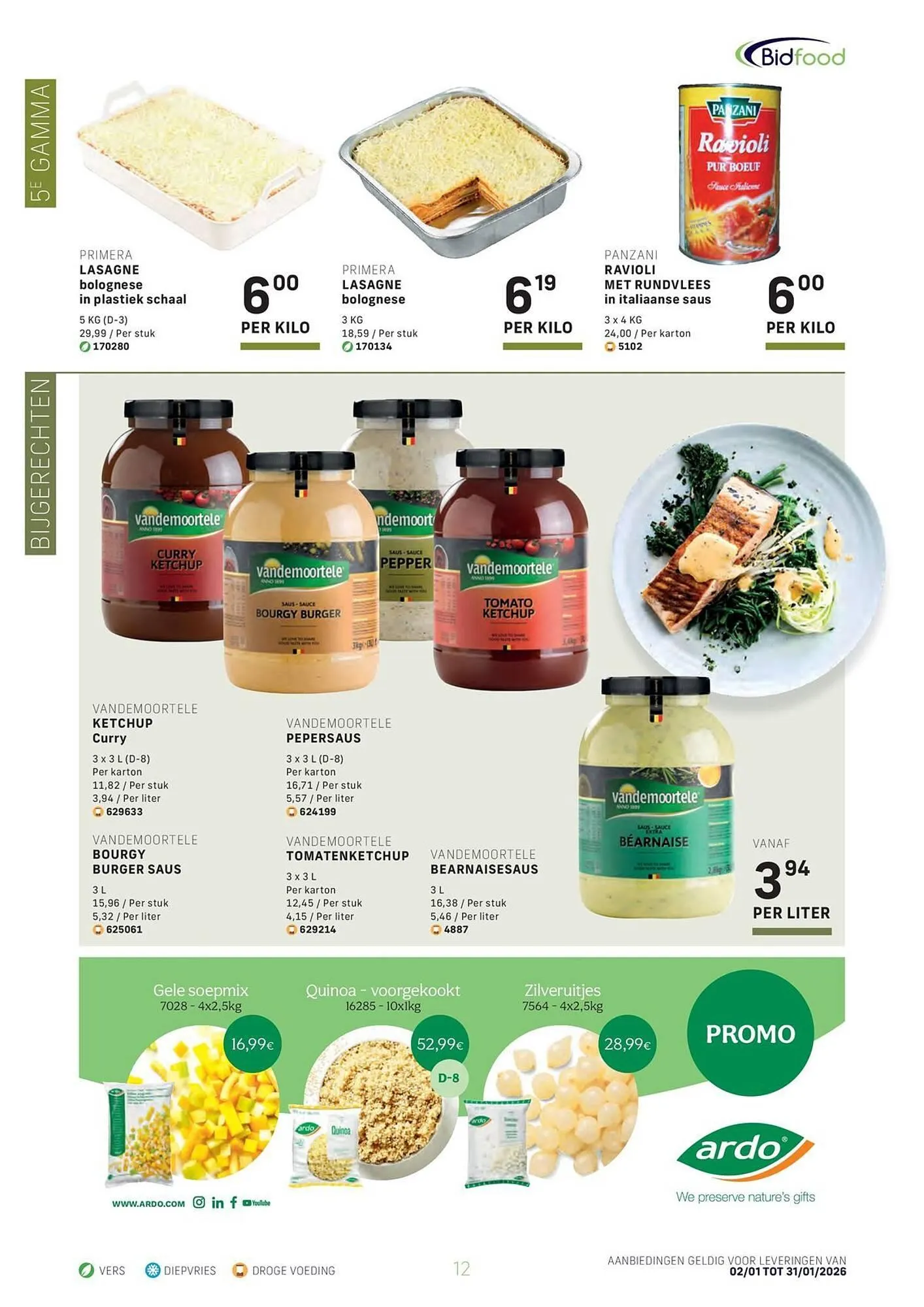 Bidfood magazine van 2 januari tot 31 januari 2026 - folder pagina 12