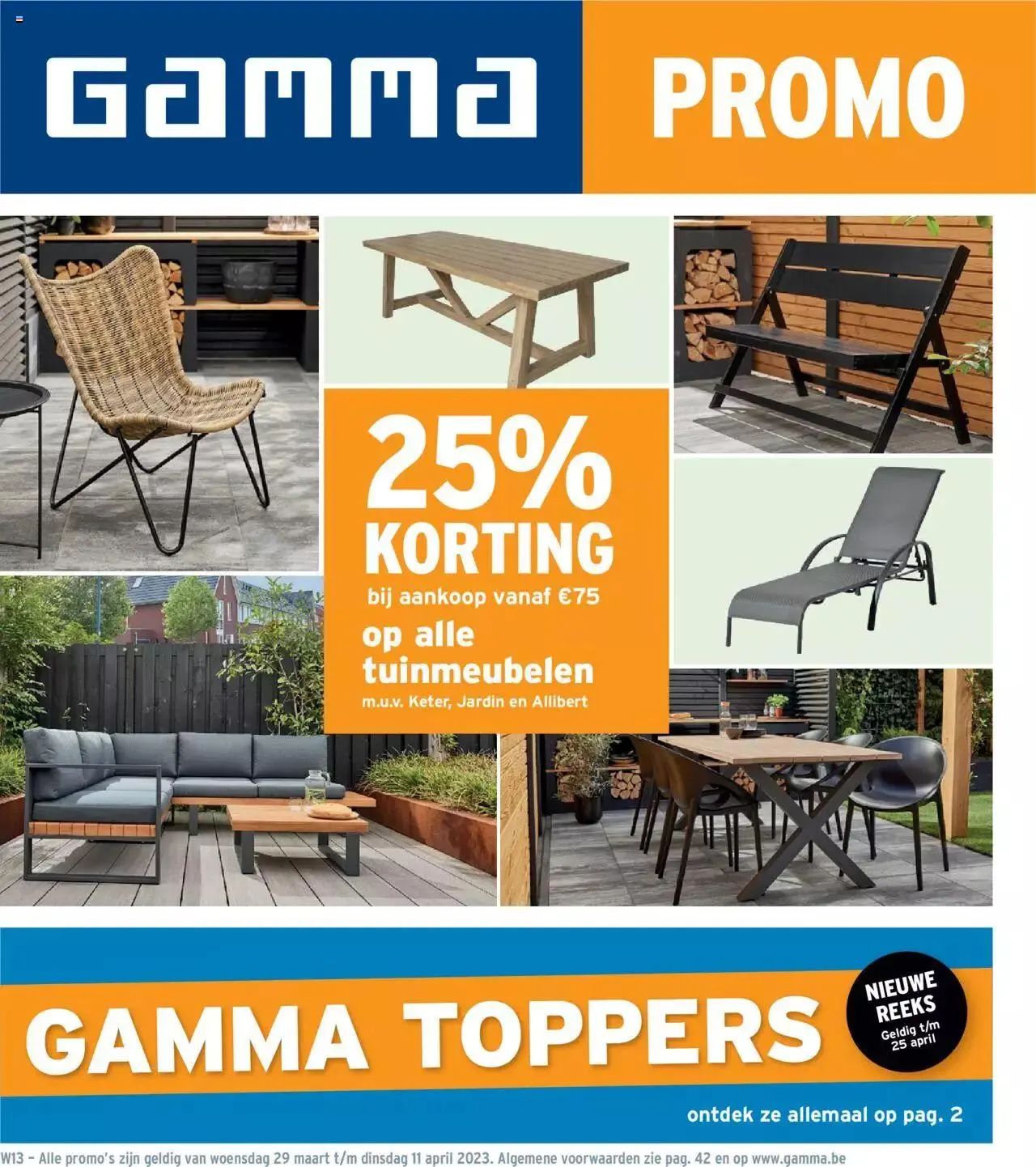 GAMMA folder van 11 april tot 31 december 2023 - folder pagina 1