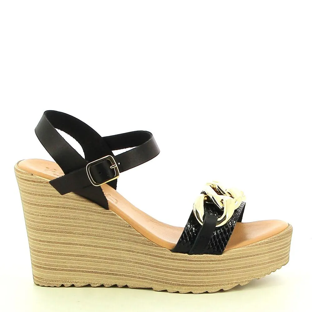 Ken Shoe Fashion - Zwart - Sandalen