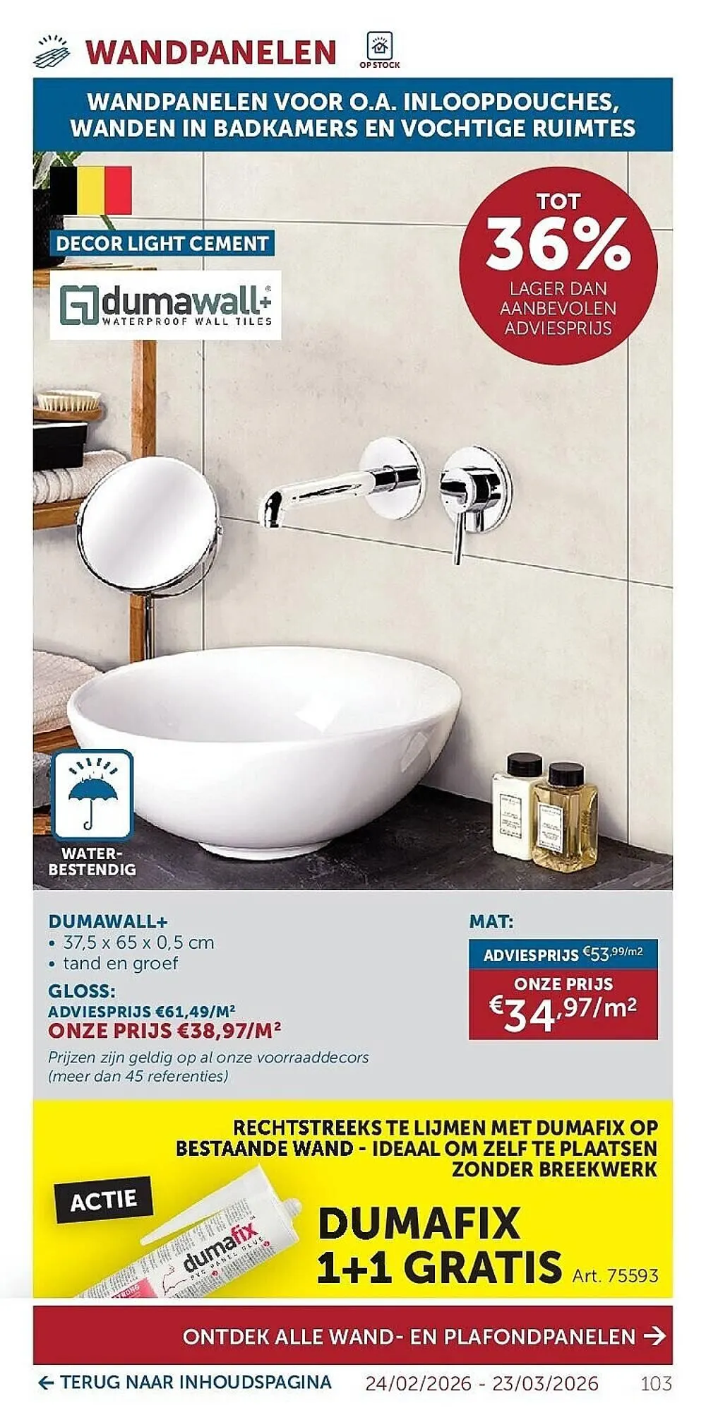 Zelfbouwmarkt folder van 24 februari tot 23 maart 2026 - folder pagina 103