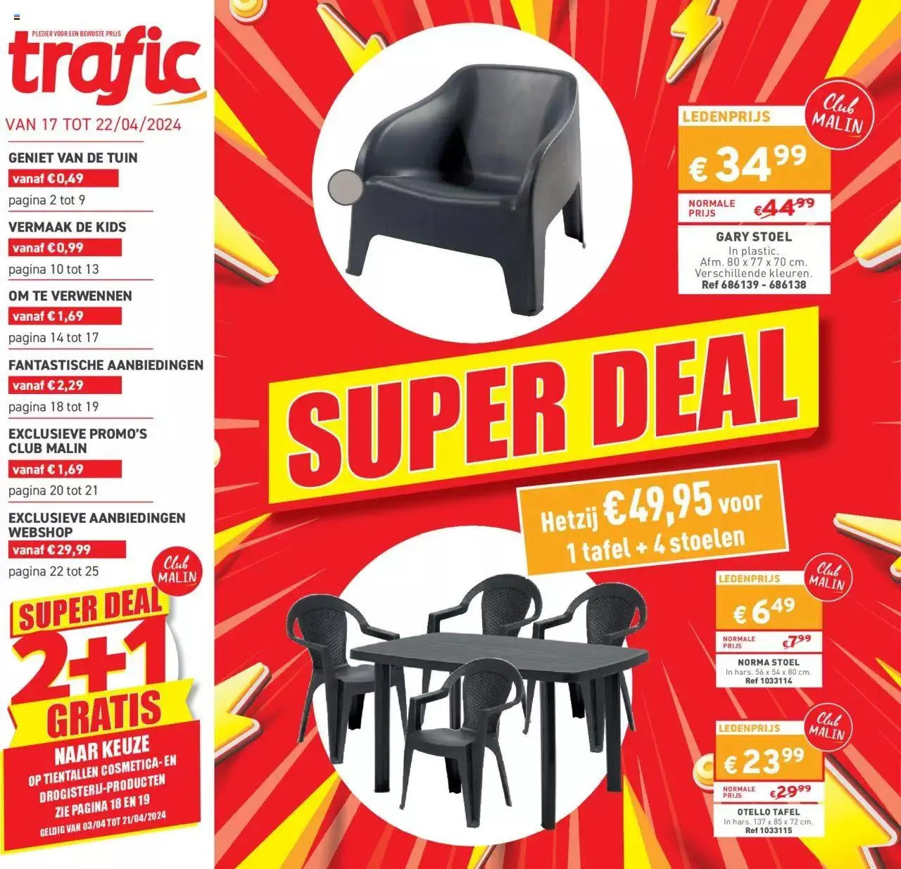 Trafic folder van 22 april tot 31 december 2024 - folder pagina 1