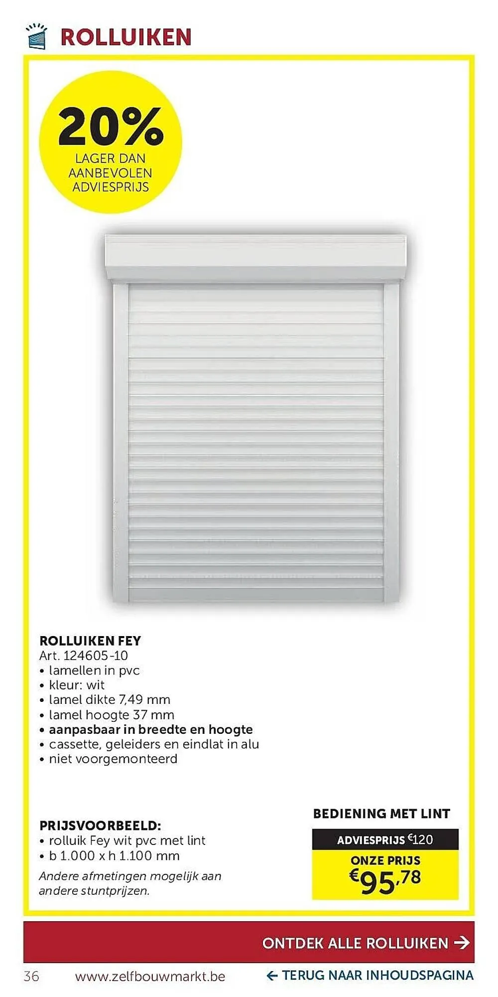 Zelfbouwmarkt folder van 3 maart tot 30 maart 2026 - folder pagina 36