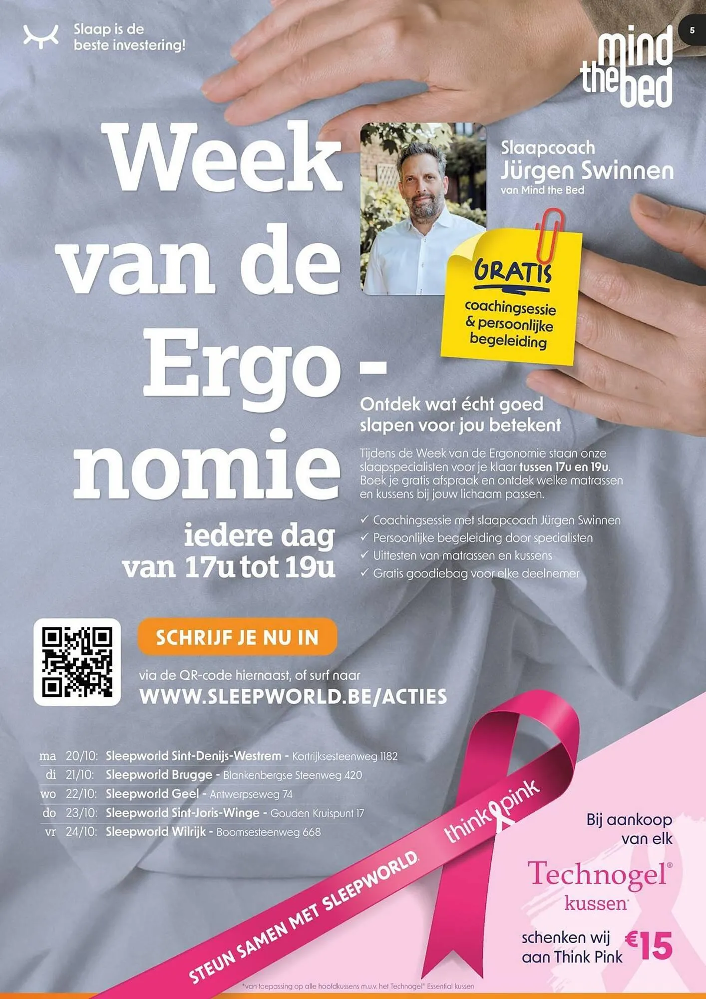 Sleepworld folder van 1 oktober tot 31 oktober 2025 - folder pagina 5