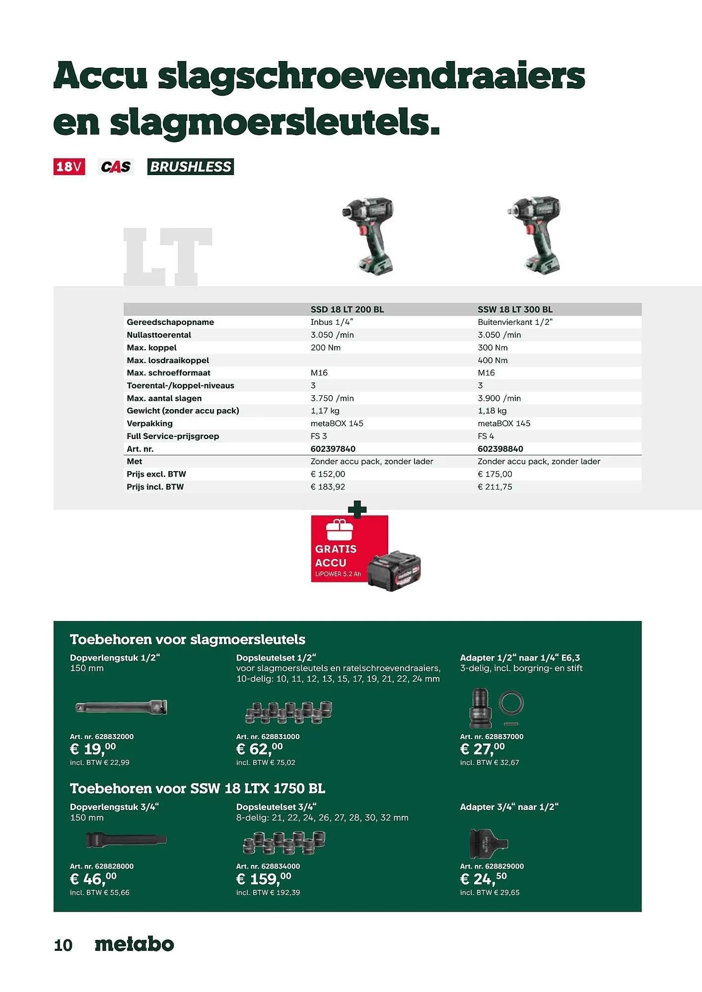 Metabo folder van 17 september tot 31 maart 2026 - folder pagina 10