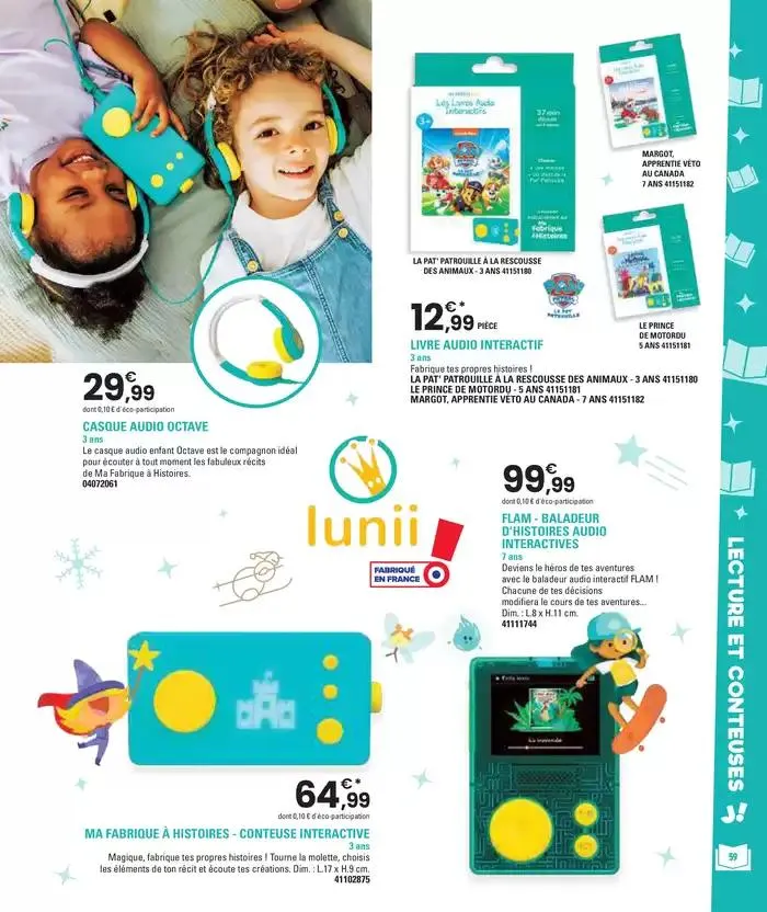 Jouez À L'infin van 29 oktober tot 5 december 2024 - folder pagina 59