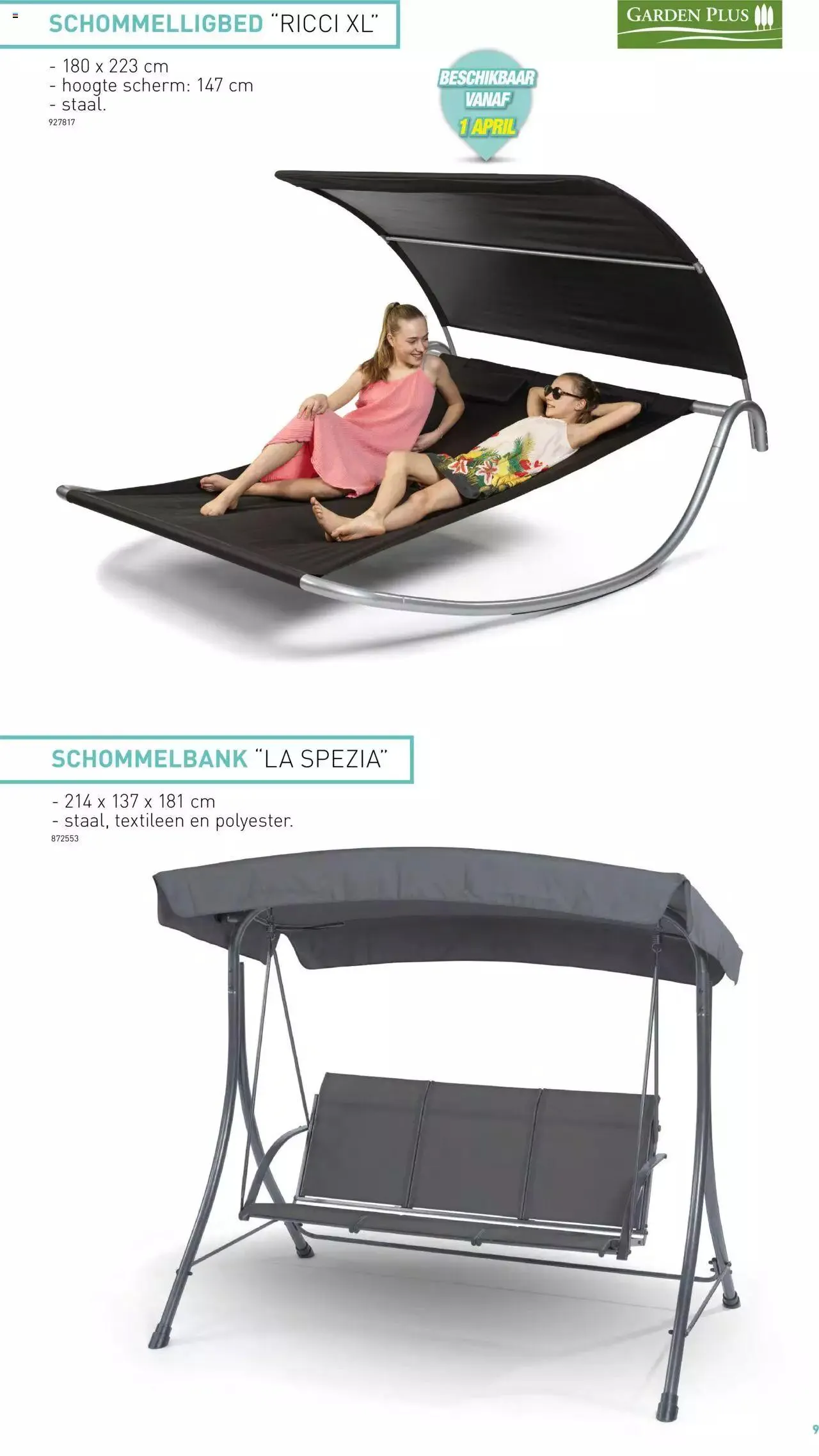 Hubo - Tuinmeubelen Special 2023 van 30 juni tot 31 december 2023 - folder pagina 9