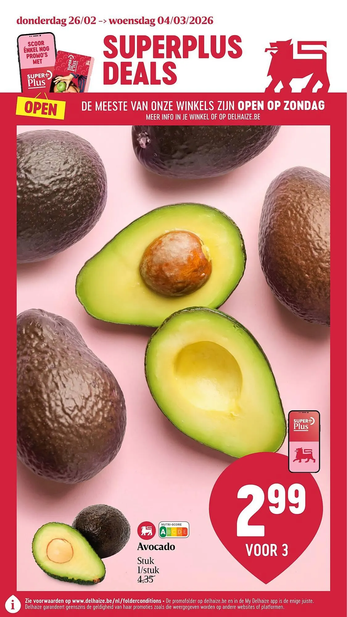 Delhaize Fresh Atelier folder van 26 februari tot 4 maart 2026 - folder pagina 1