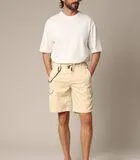 CEMI - Bermudashort met cargozakken en karabijnhaak aan de zijkant