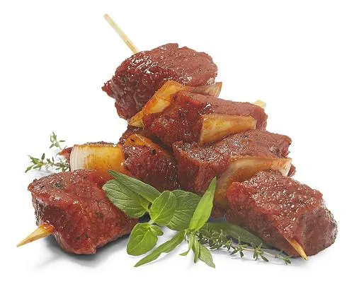 brochette de boeuf marinee