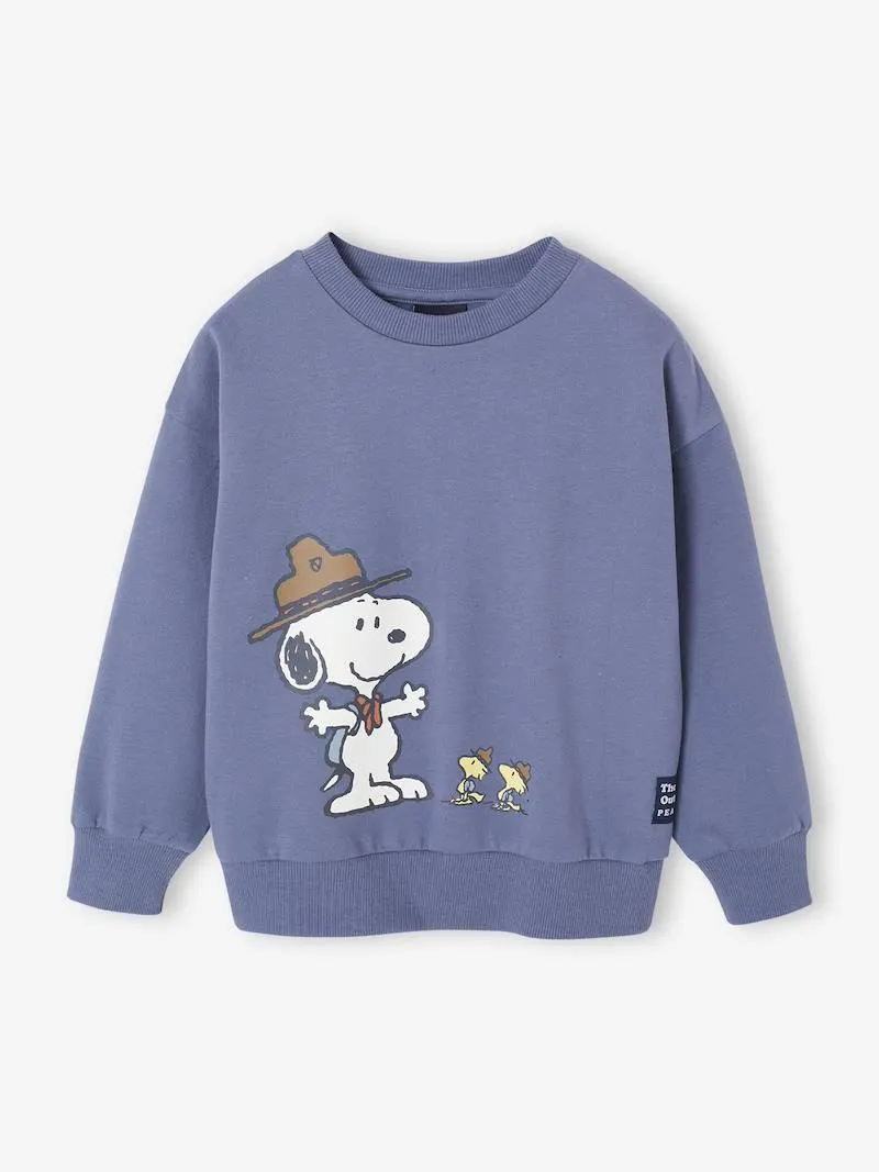 Sweat-shirt Snoopy Peanuts garçon - bleu jean