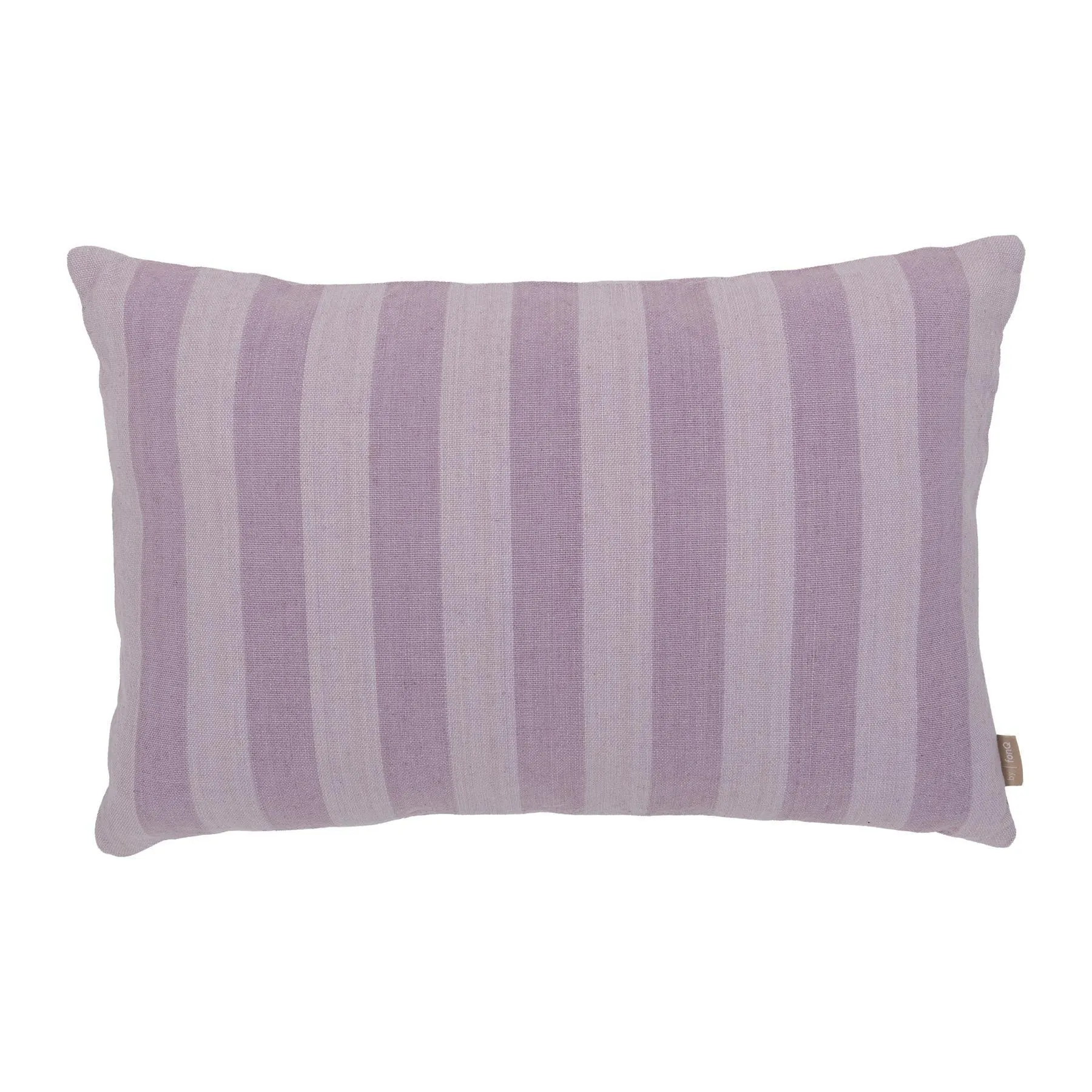 by fonQ Linen Stripe Sierkussen 40 x 60 cm - Lavendel