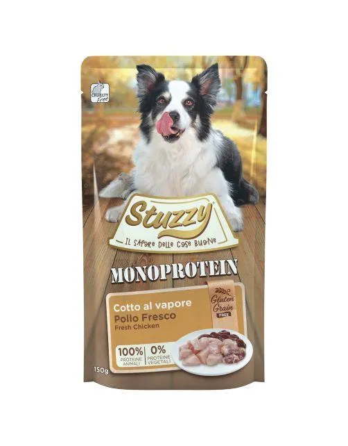 Stuzzy Dog Grain Free Monoprotein Pouch 150 g - Hondenvoer