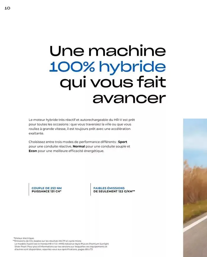 Honda HR-V E:HEV Full Hybrid van 21 november tot 21 november 2025 - folder pagina 10