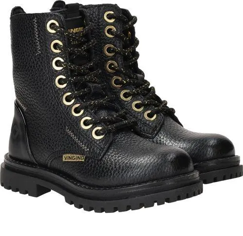 Vingino Shirley Veterboots Zwart Meisjes
