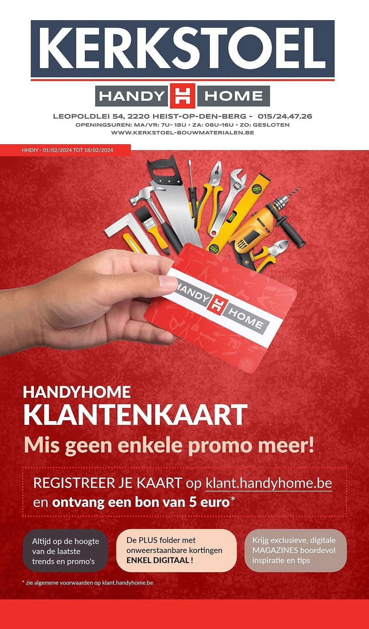 HandyHome folder van 1 februari tot 18 februari 2024 - folder pagina 