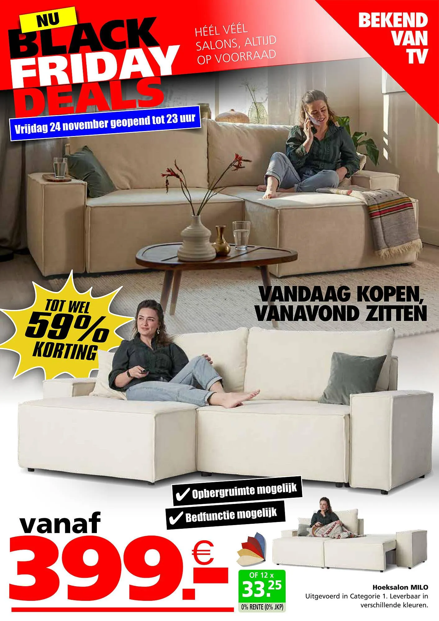 Seats And Sofas Folder van 20 november tot 24 november 2023 - folder pagina 13