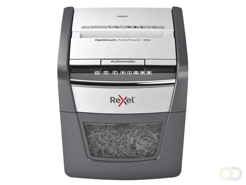 Papiervernietiger Rexel Optimum Auto 45X snippers 4x28mm