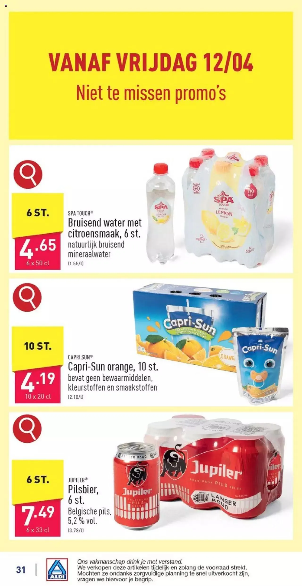 Aldi folder week 15 van 13 april tot 31 december 2024 - folder pagina 31