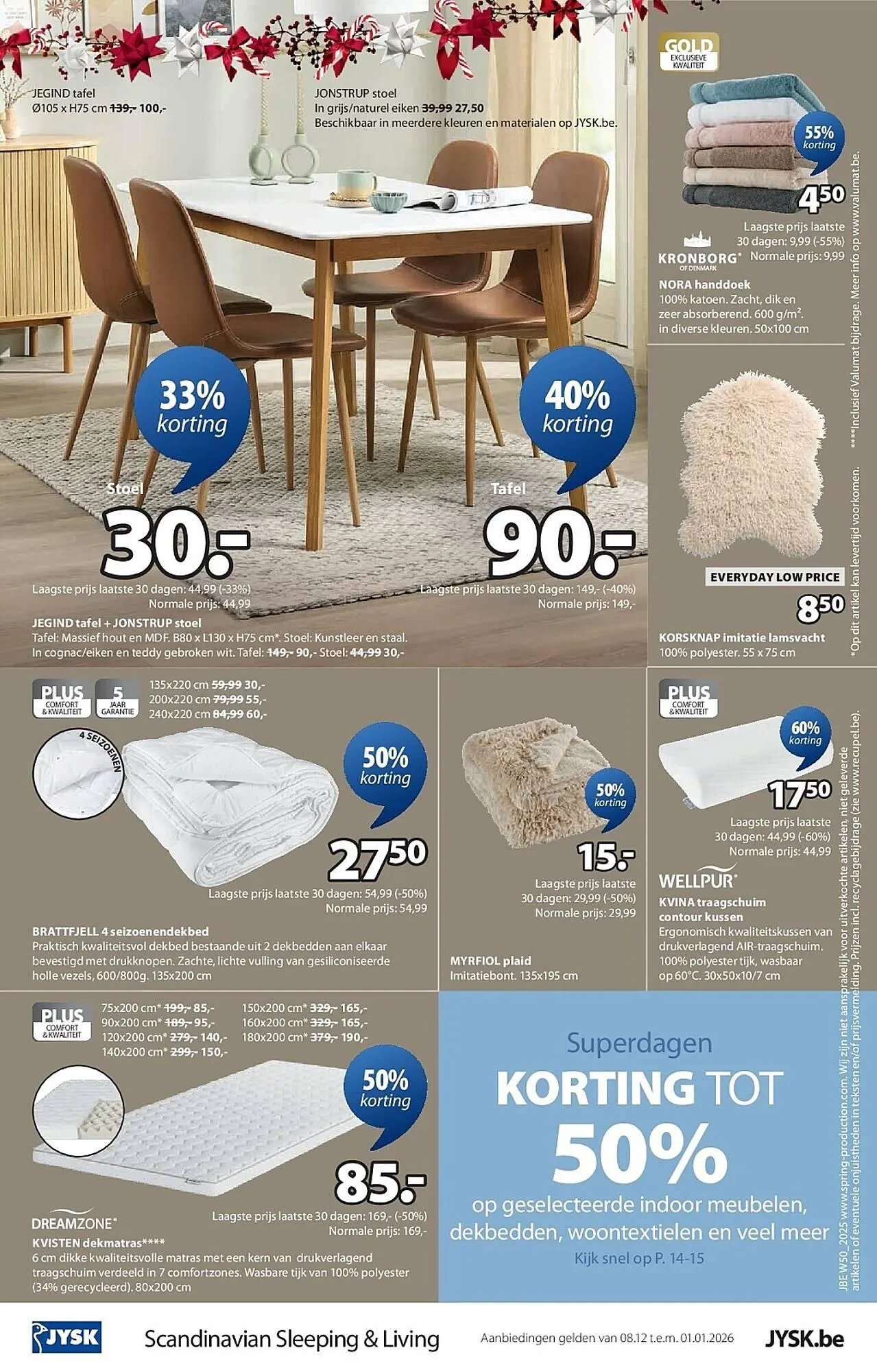Jysk folder van 8 december tot 1 januari 2026 - folder pagina 17