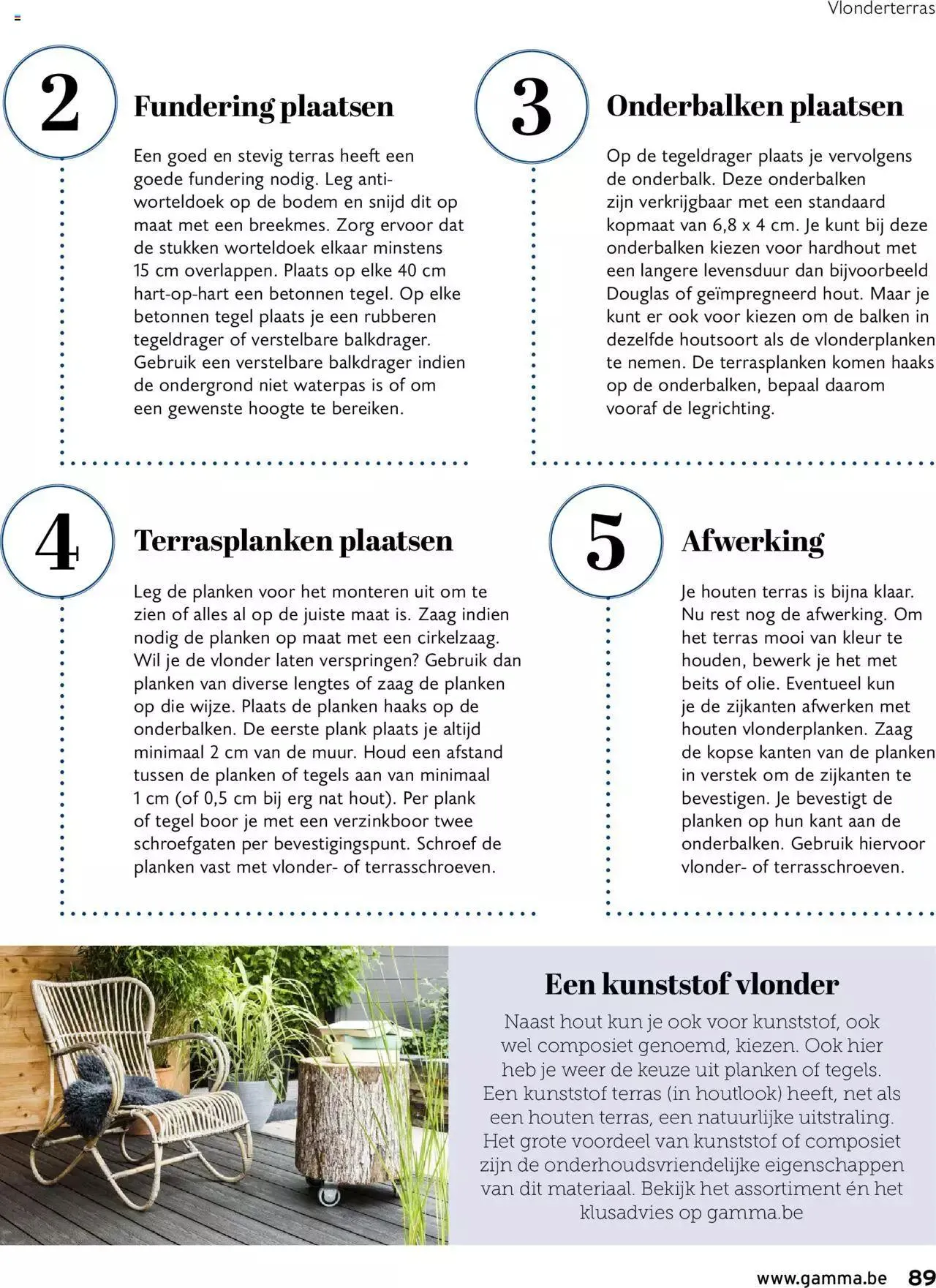 GAMMA tuinmagazine 2022 van 22 maart tot 31 december 2023 - folder pagina 89