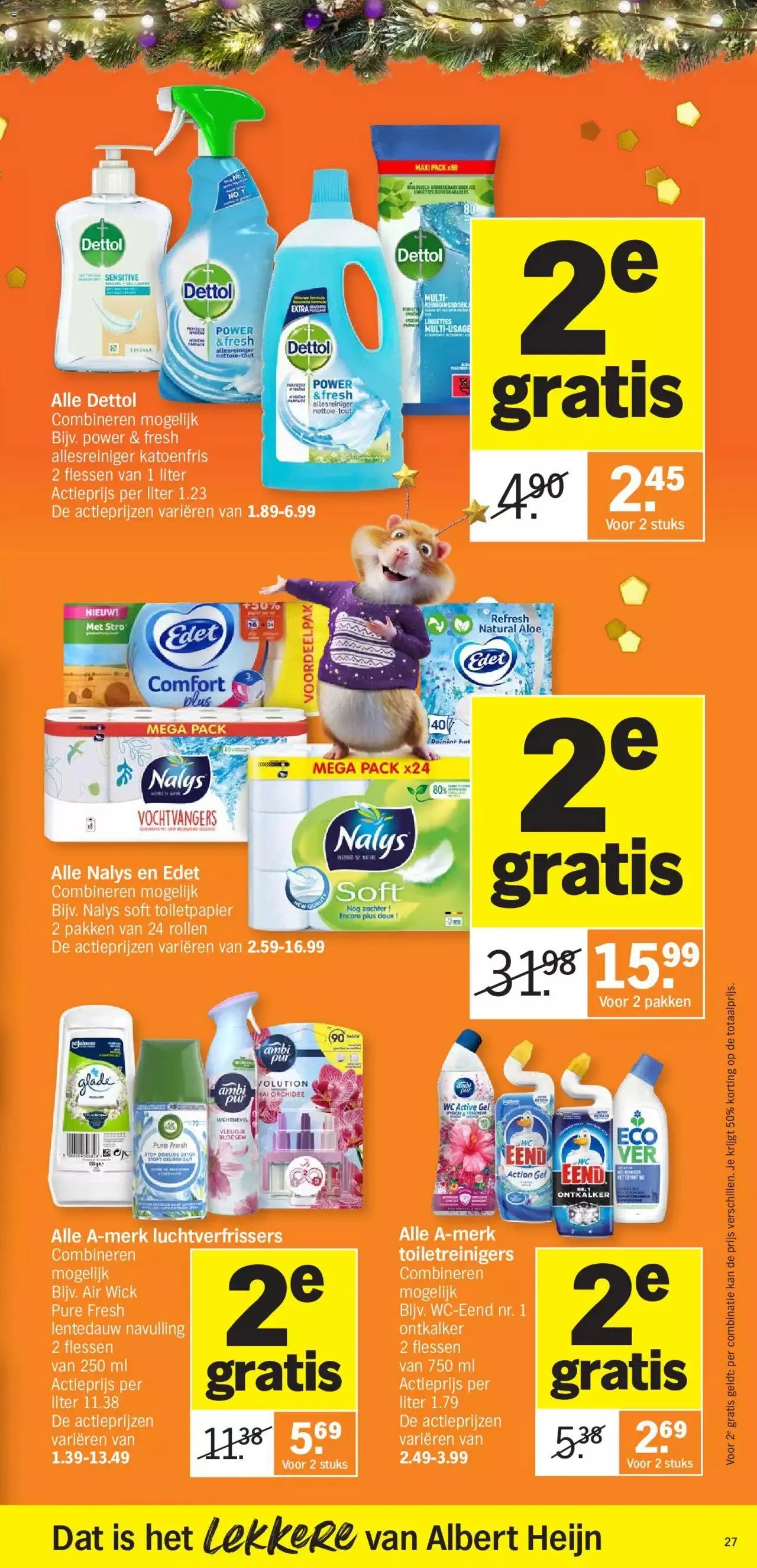 Albert Heijn folder week / de la semaine 50 van 17 december tot 31 december 2023 - folder pagina 27