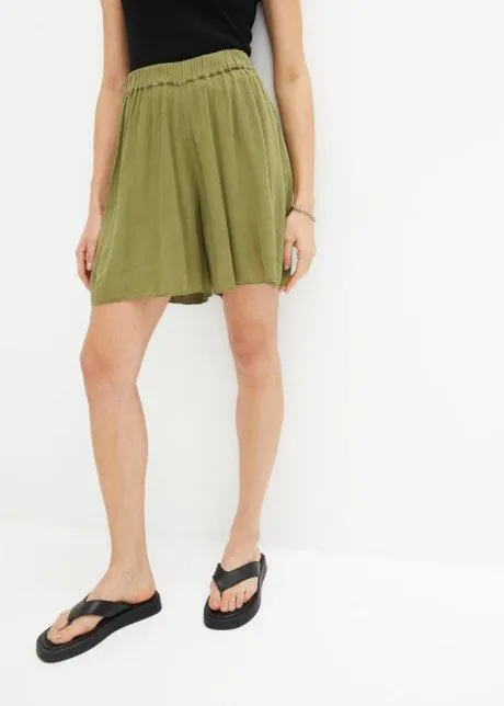 Jupe-short en viscose