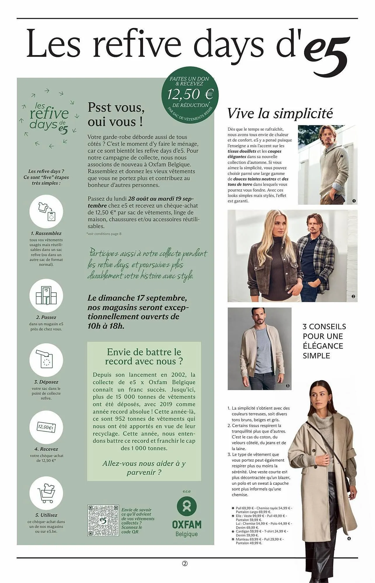 e5 Mode folder van 10 september tot 19 september 2023 - folder pagina 2