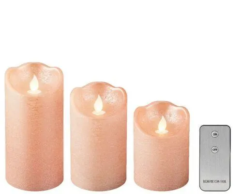 Lumineo 486751 LED Waving Kaars Wax Steady Binnen Mix