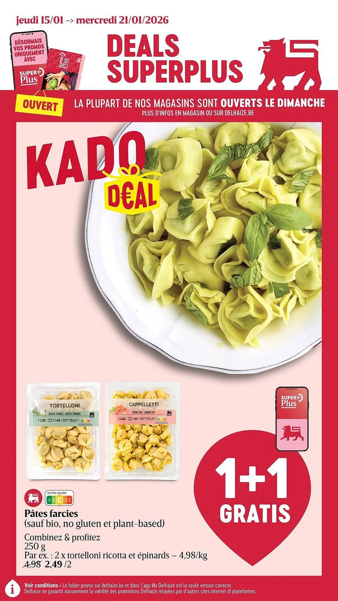 Delhaize folder van 15 januari tot 21 januari 2026 - folder pagina 1