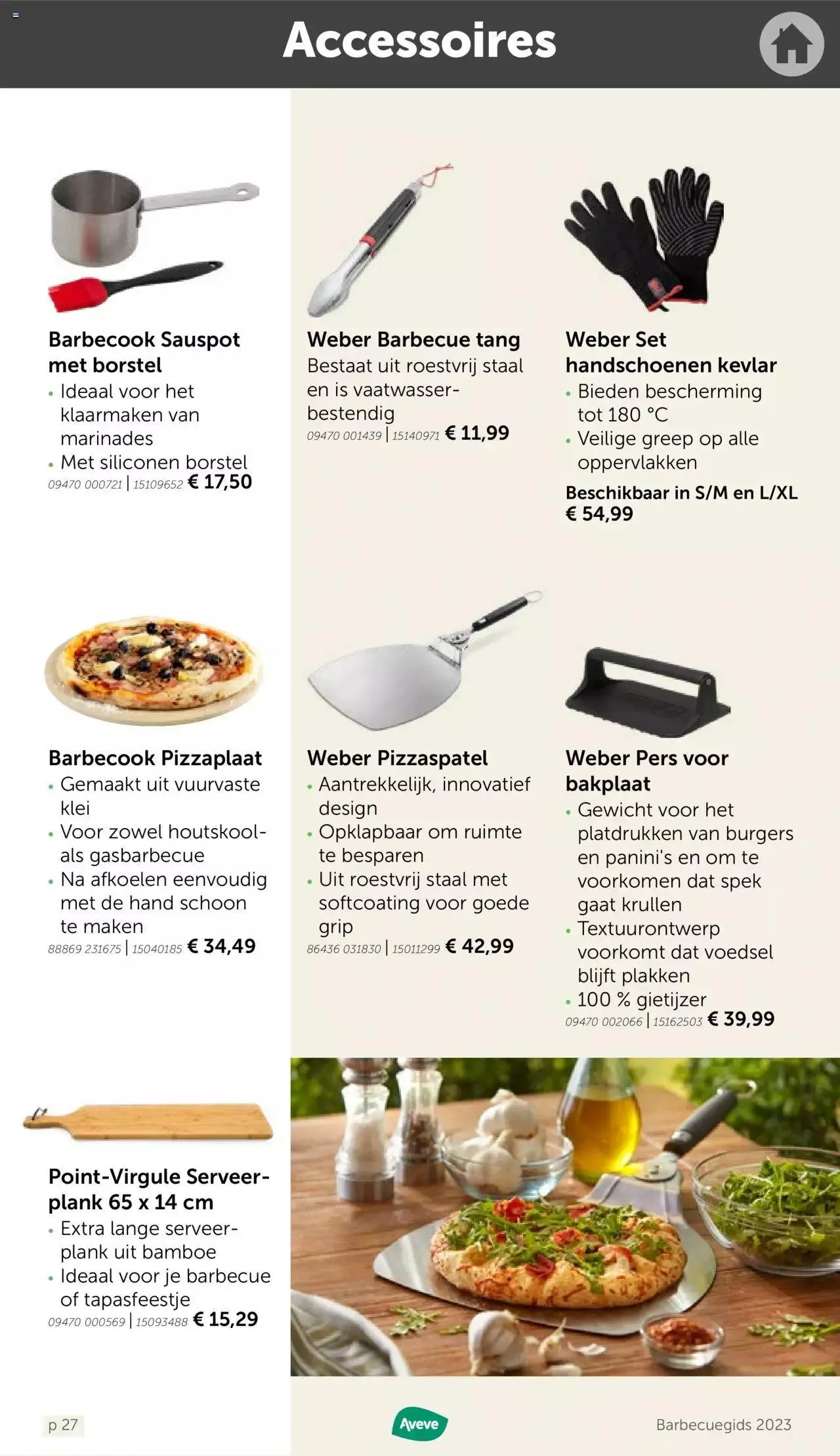 Aveve folder - Barbecuegids van 25 april tot 31 december 2023 - folder pagina 27