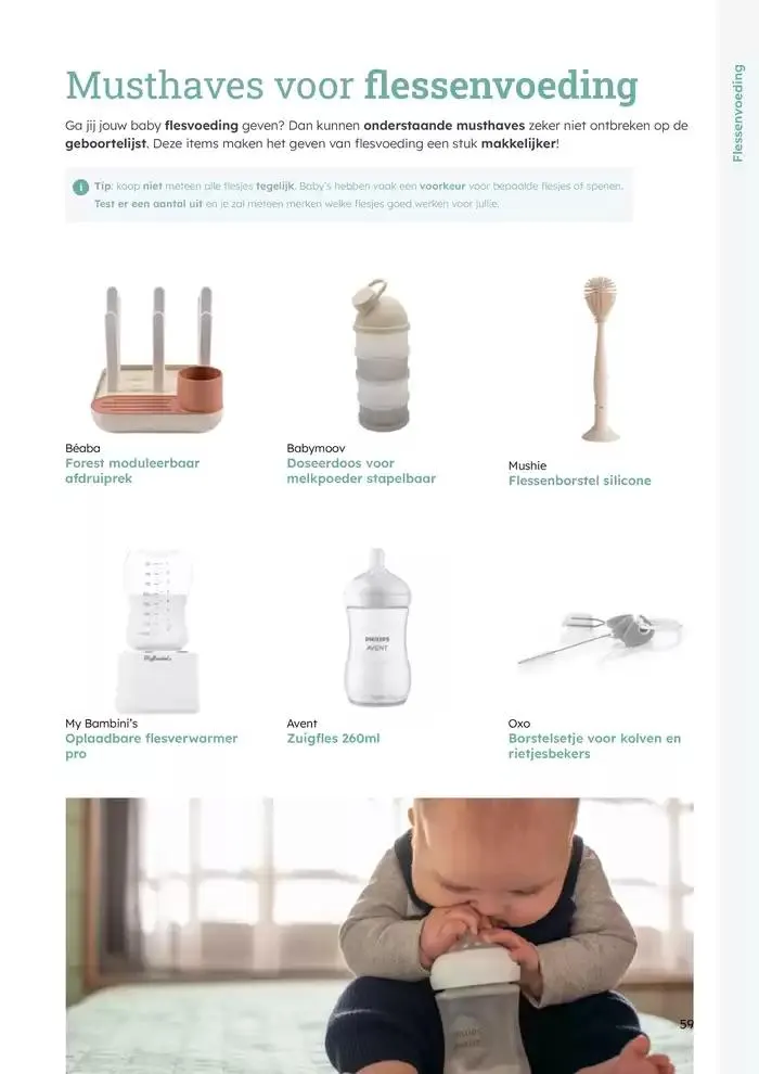 Babycatalogus van 10 februari tot 31 december 2025 - folder pagina 59
