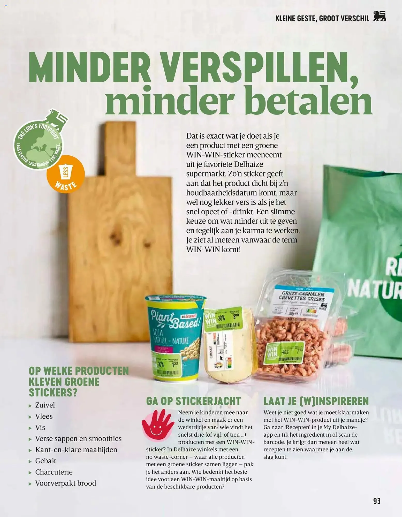 Delhaize magazine van 23 januari tot 31 maart 2026 - folder pagina 93