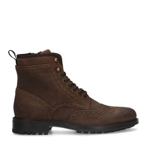 Bruine suède veterboots
