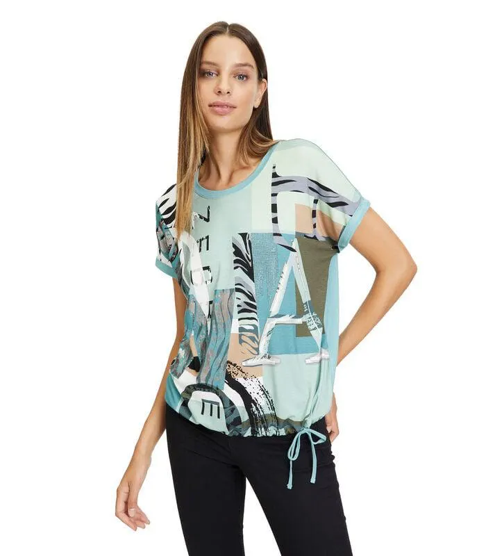 Casual shirt met tunnelkoord