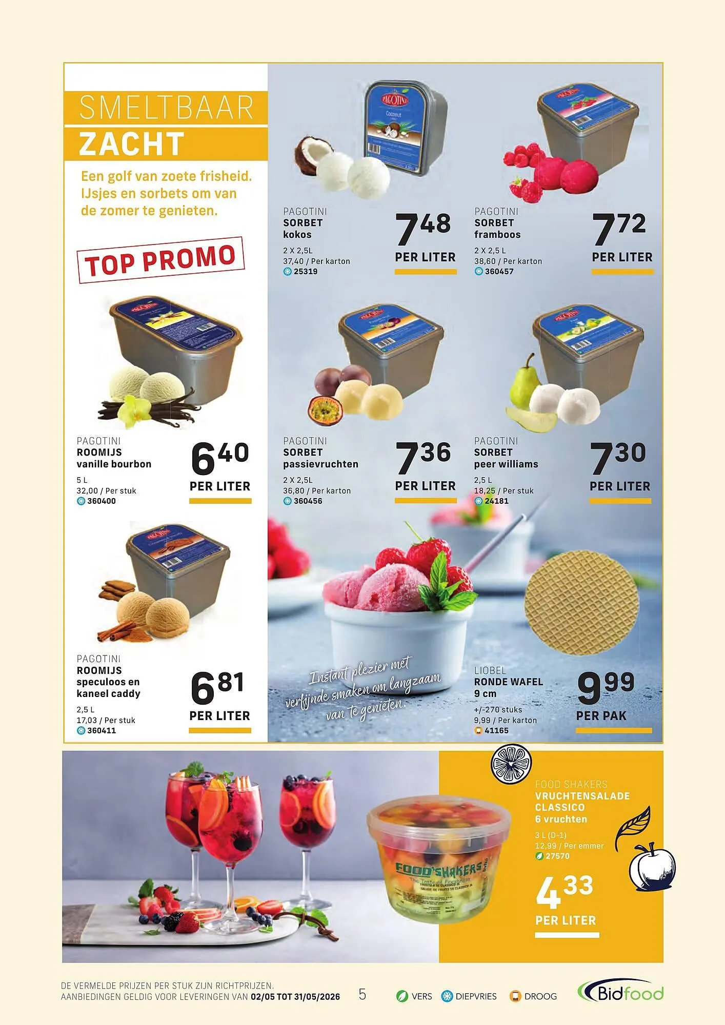 Bidfood folder van 2 mei tot 31 mei 2026 - folder pagina 5