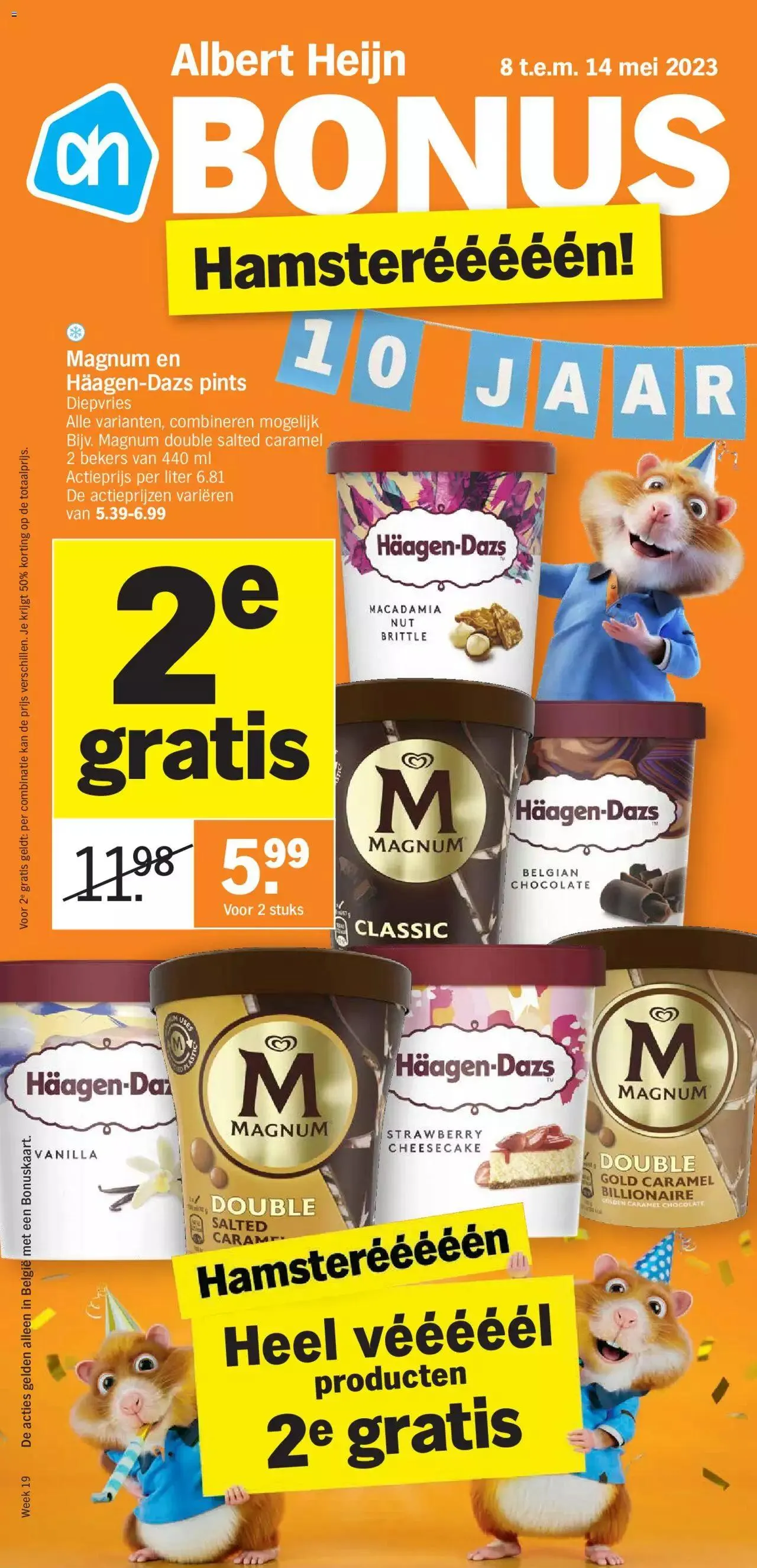 Albert Heijn folder week / de la semaine 19 van 14 mei tot 31 december 2023 - folder pagina 1