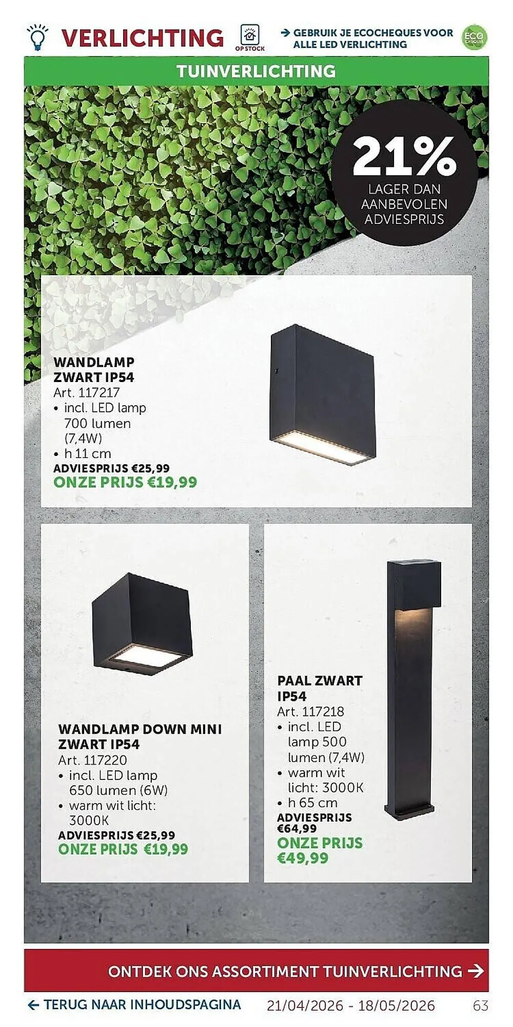 Zelfbouwmarkt folder van 21 april tot 18 mei 2026 - folder pagina 63