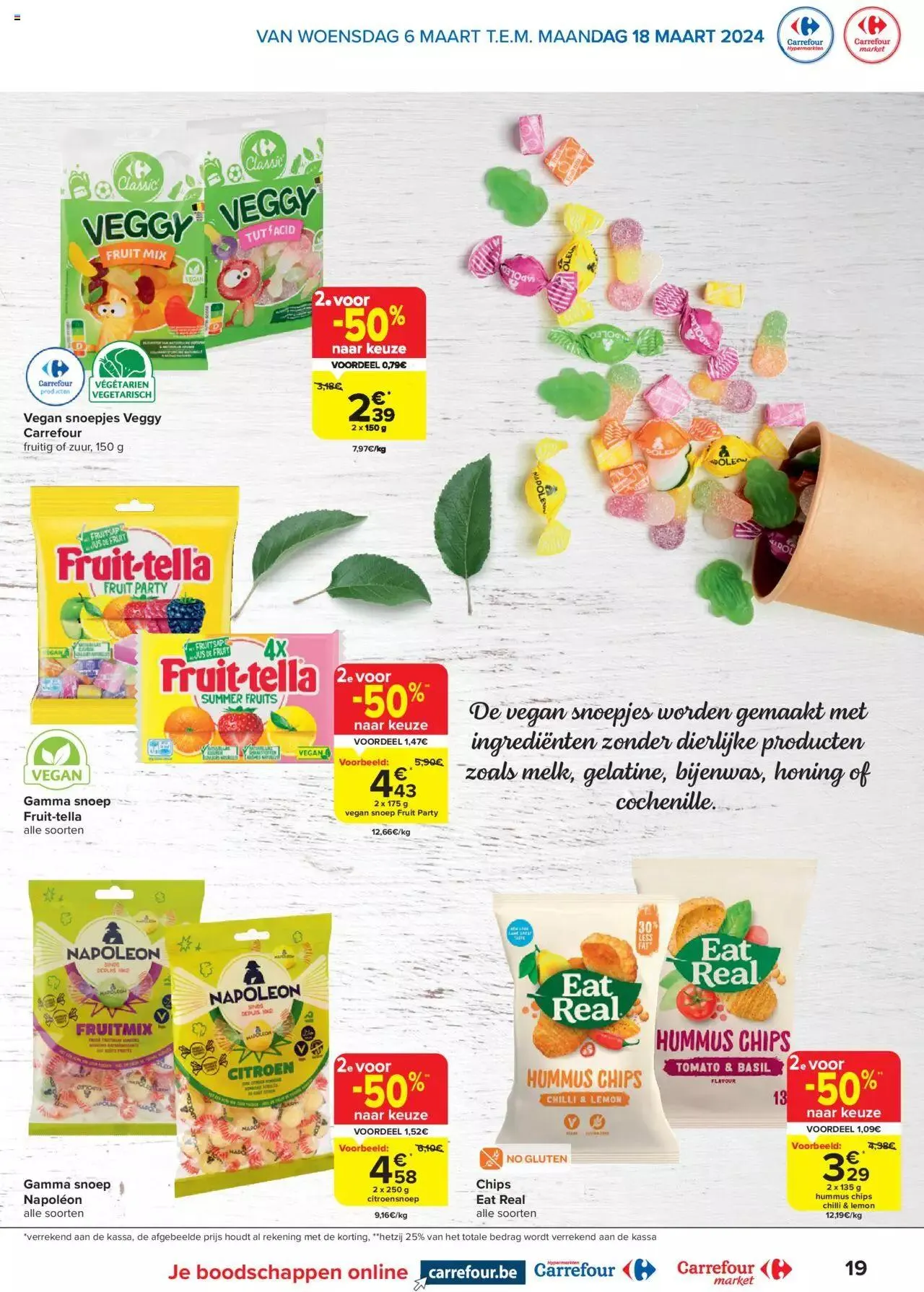 Carrefour Veggie Special van 18 maart tot 11 maart 2024 - folder pagina 19
