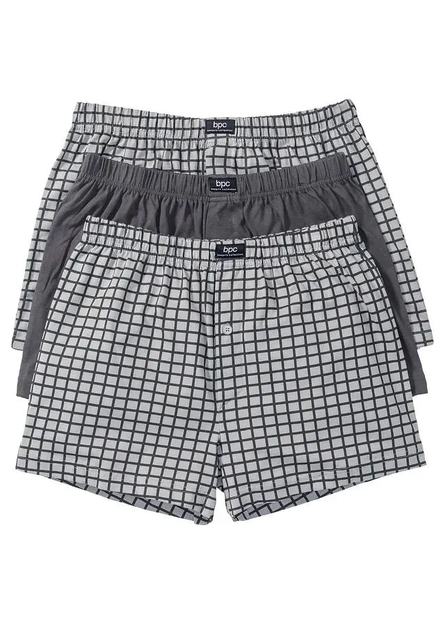 Lot de 3 caleçons en jersey coton