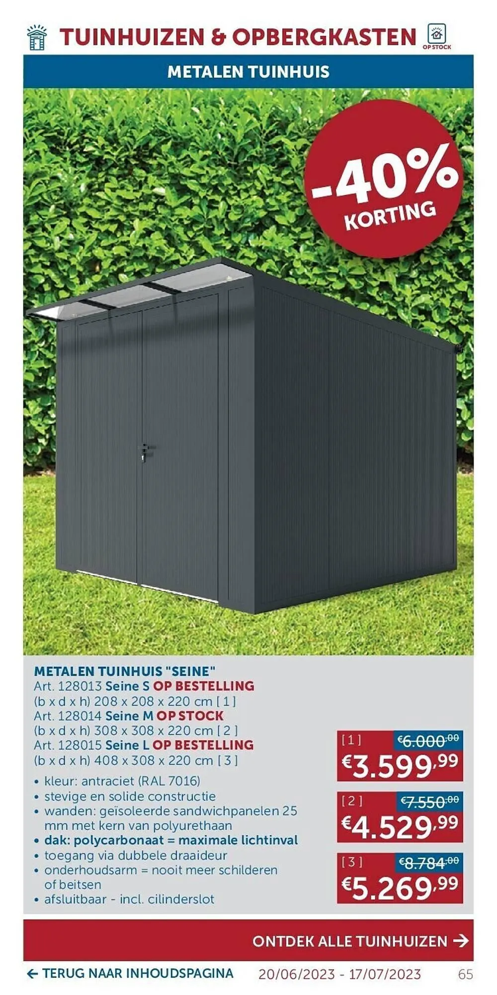 Zelfbouwmarkt folder van 20 juni tot 17 juli 2023 - folder pagina 65