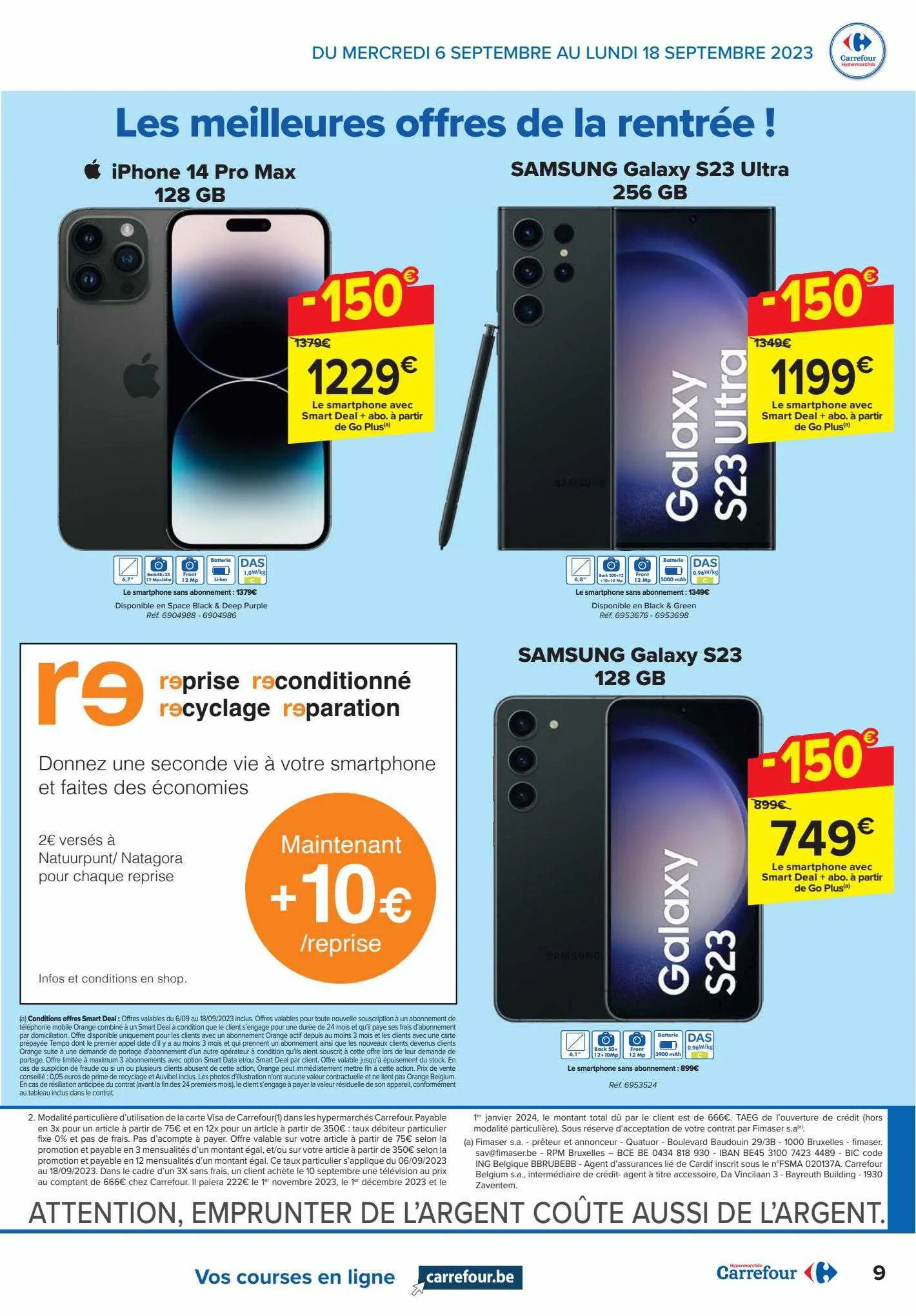 Carrefour Express Folder (FR) van 15 september tot 15 september 2023 - folder pagina 9