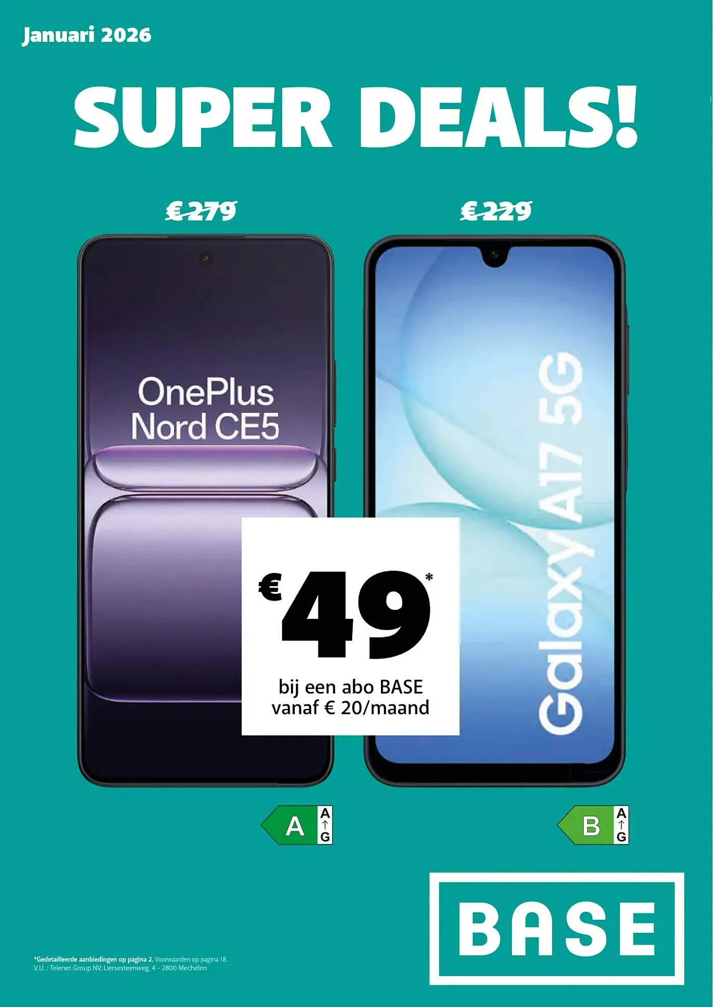 Base folder van 8 januari tot 1 februari 2026 - folder pagina 1